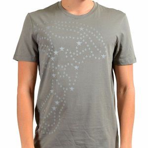 Versace Collection Men's Gray Graphic T-Shirt